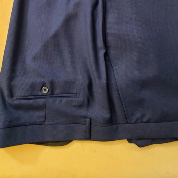 Alain Dupetit- 3 pc Suit- French Blue Nail head - 54 Reg - Picture 7 of 7